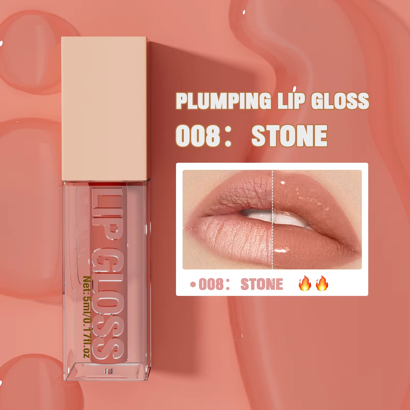 Cosmetic Wholesale Liquid Lip Stain & Lip Plumper Oil